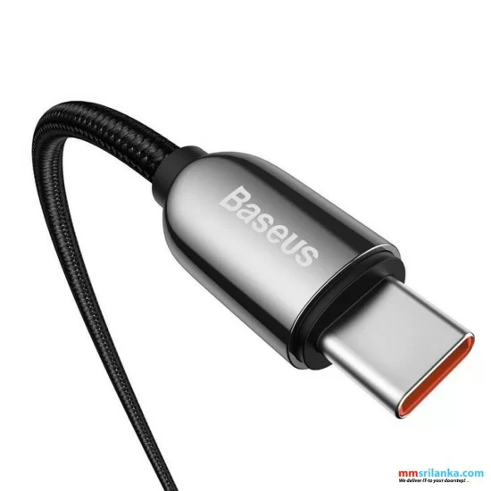 Baseus Display Fast Charging Data Cable Type-C To Type-C 100W 1m Black